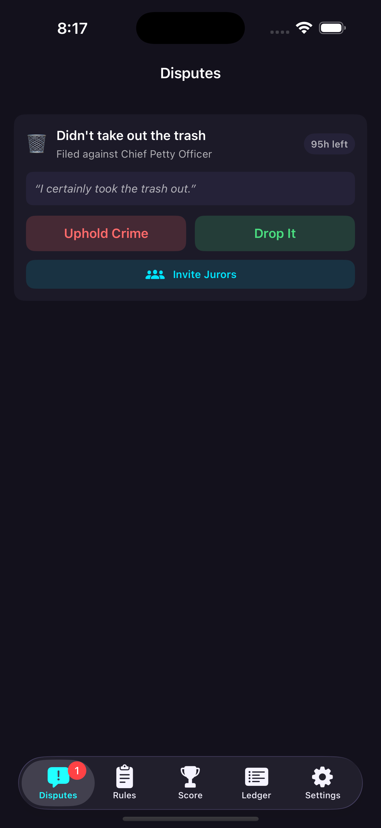 Disputes